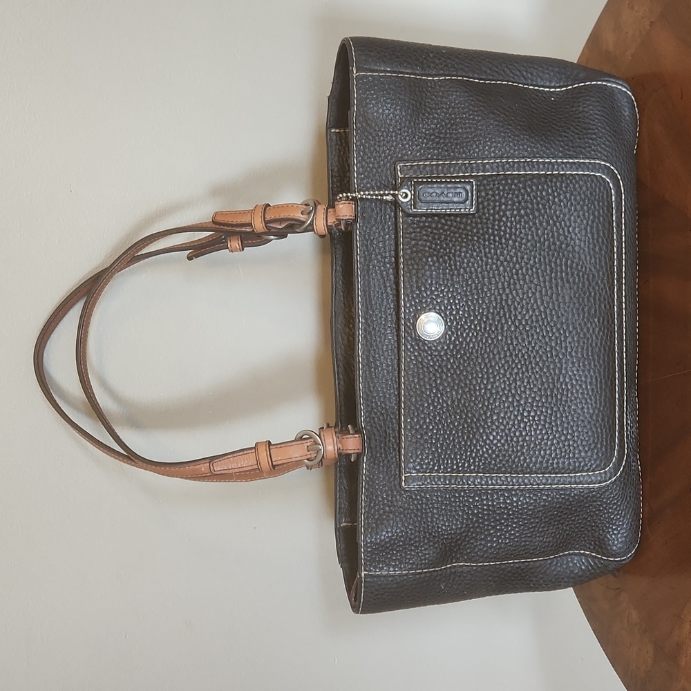 Coach black handbag.